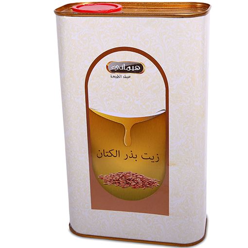 Hemani Herbal Linseed Oil Herbal Oils Hemani 1000ml - Metal Can 