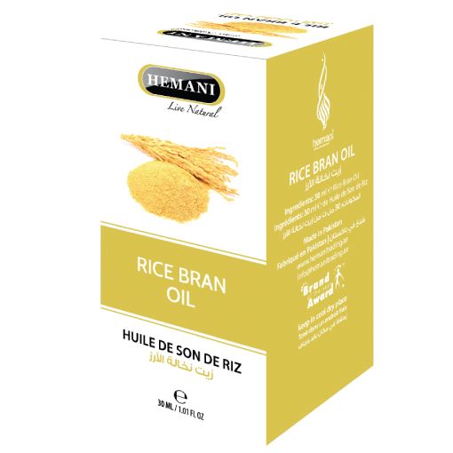 Hemani Herbal Rice Bran Oil - 30 ml Herbal Oils Hemani 