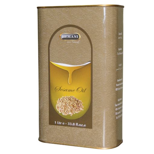 Hemani Herbal Sesame Oil Herbal Oils Hemani 1000ml - Metal Tin 